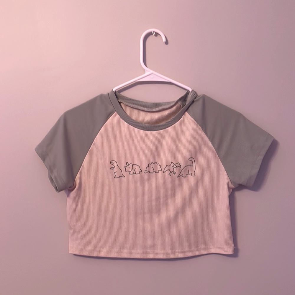 SHEIN crop shirt